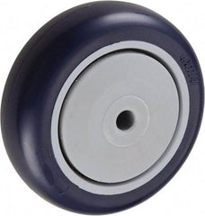 Value Collection - 4 Inch Diameter x 1-1/4 Inch Wide, Polyurethane Caster Wheel - 280 Lb. Capacity, 1-3/8 Inch Hub Length, 3/8 Inch Axle Diameter, Ball Bearing - Makers Industrial Supply