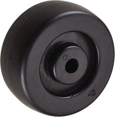 Value Collection - 2-1/2 Inch Diameter x 1-1/8 Inch Wide, Polyolefin Caster Wheel - 175 Lb. Capacity, 1-1/8 Inch Hub Length, 5/16 Inch Axle Diameter, Plain Bearing - Makers Industrial Supply