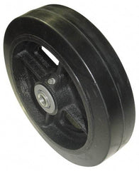 Value Collection - 16 Inch Diameter x 3 Inch Wide, Rubber Caster Wheel - 2,000 Lb. Capacity, 3 Inch Hub Length, 1 Inch Axle Diameter, Roller Bearing - Makers Industrial Supply