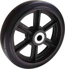 Value Collection - 12 Inch Diameter x 2-1/2 Inch Wide, Rubber Caster Wheel - 1,700 Lb. Capacity, 2-3/4 Inch Hub Length, 1 Inch Axle Diameter, Roller Bearing - Makers Industrial Supply