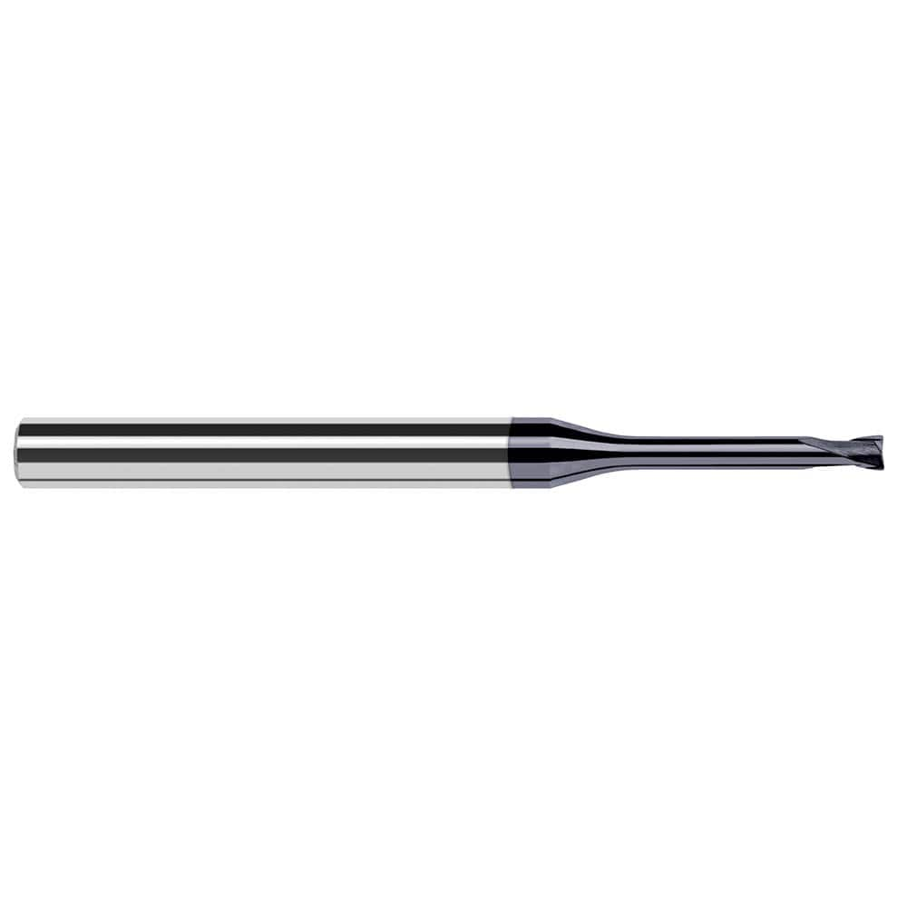 Harvey Tool - 1/8" Diam 2 Flute Solid Carbide 1/64" Corner Radius - Exact Industrial Supply