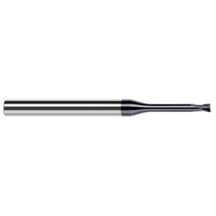 Harvey Tool - 1/8" Diam 2 Flute Solid Carbide 1/64" Corner Radius - Exact Industrial Supply