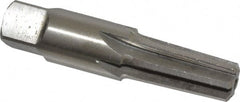 Interstate - 1/4" Pipe, 0.472" Diam, 13/32" Small End Diam, Straight Shank, 1-1/16" Flute, Taper Pipe Reamer - Makers Industrial Supply