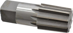 Interstate - 1-1/4" Pipe, 1.553" Diam, 1.444" Small End Diam, Straight Shank, 1-3/4" Flute, Taper Pipe Reamer - Makers Industrial Supply