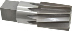 Interstate - 1-1/4" Pipe, 1.553" Diam, 1.444" Small End Diam, Straight Shank, 1-3/4" Flute, Taper Pipe Reamer - Makers Industrial Supply