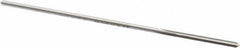 Made in USA - #53 High Speed Steel 4 Flute Chucking Reamer - Straight Flute, 0.0585" Straight Shank, 1/2" Flute Length, 2-1/2" OAL - Makers Industrial Supply