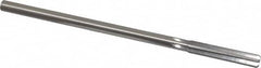 Made in USA - Letter T High Speed Steel 6 Flute Chucking Reamer - Straight Flute, 0.3105" Straight Shank, 1-3/4" Flute Length, 7" OAL - Makers Industrial Supply