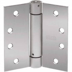 Stanley - 4" Long x 4" Wide Grade 1 304 Stainless Steel Full Mortise Spring Commercial Hinge - Makers Industrial Supply