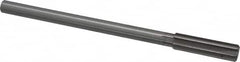 Made in USA - 14mm High Speed Steel 8 Flute Chucking Reamer - Straight Flute, 0.4355" Straight Shank, 2" Flute Length, 8" OAL - Makers Industrial Supply