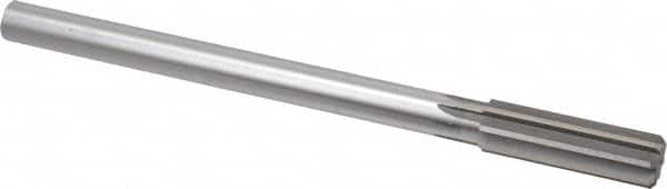 Made in USA - 17.5mm High Speed Steel 8 Flute Chucking Reamer - Makers Industrial Supply