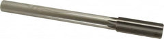 Made in USA - 23.5mm High Speed Steel 8 Flute Chucking Reamer - Straight Flute, 3/4" Straight Shank, 2-5/8" Flute Length, 10" OAL - Makers Industrial Supply