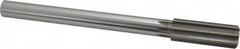 Made in USA - 24mm High Speed Steel 8 Flute Chucking Reamer - Straight Flute, 3/4" Straight Shank, 2-5/8" Flute Length, 10" OAL - Makers Industrial Supply