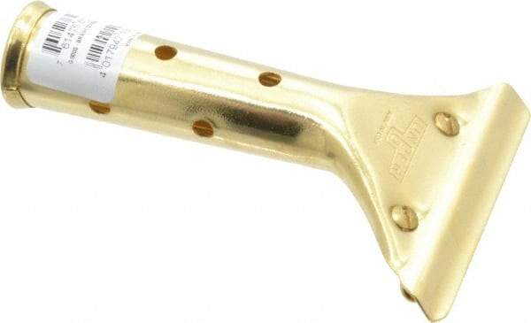 Unger - 5-1/2" Long x 0.8" Diam Metal Handle for Unger Poles - Threaded Connection, Brass - Makers Industrial Supply