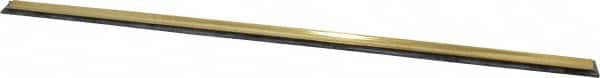 Unger - 22" Rubber Blade Window Washer/Squeegee - Black, Brass Holder - Makers Industrial Supply