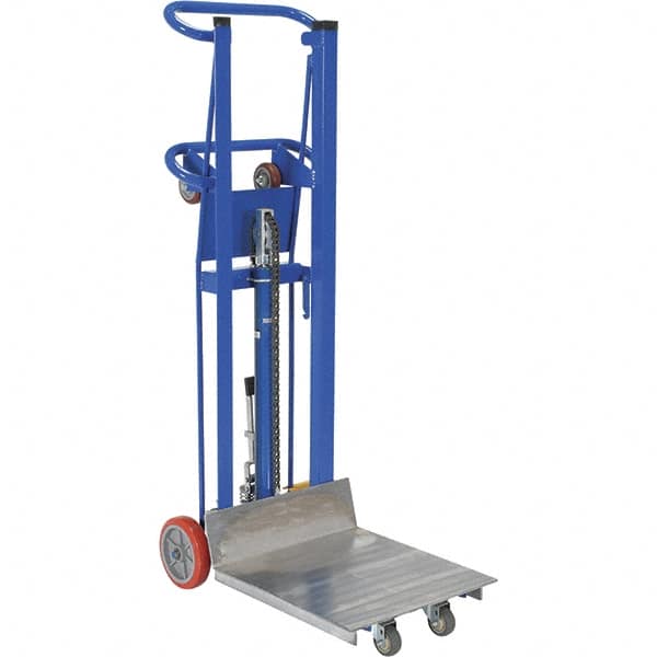 Vestil - 750 Lb Capacity, 52" Lift Height, Portable Workstation Manually Operated Lift - Makers Industrial Supply