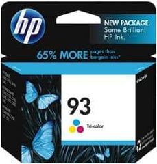 Hewlett-Packard - Cyan, Magenta & Yellow Ink Cartridge - Use with HP Deskjet D4145, D4155, D4160, 5440, Photosmart C3140, C3150, C3180, Printer, Scanner, Copier 1507, 1510 - Makers Industrial Supply