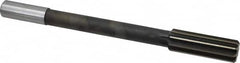 Interstate - 59/64" High Speed Steel Chucking Reamer - Straight Flute, 3/4" Straight Shank, 2-5/8" Flute Length, 10" OAL - Makers Industrial Supply