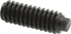 Value Collection - 1/4-20 UNC, 3/4" OAL, Half Dog Point Set Screw - Grade 8 Alloy Steel, 1/8" Key - Makers Industrial Supply