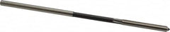 Interstate - #20 High Speed Steel Chucking Reamer - Straight Flute, 0.153" Straight Shank, 1-1/8" Flute Length, 4-1/2" OAL - Makers Industrial Supply