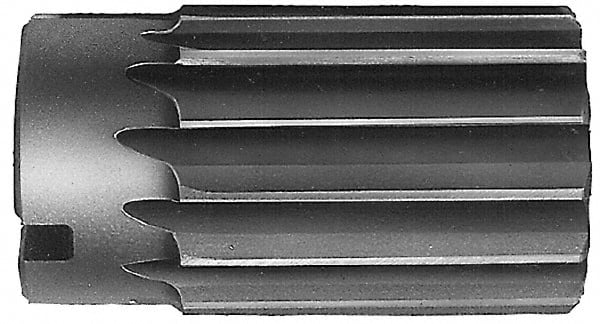 Interstate - 3-3/4" Reamer Diam, Straight Flute Shell Reamer - Makers Industrial Supply