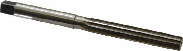 Made in USA - 7/16" Diam, Straight Shank, 2-3/4" Flute, Hand Reamer - Makers Industrial Supply