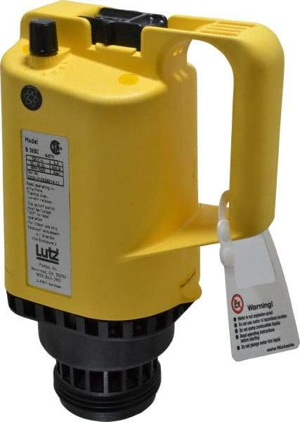 Lutz Pumps - 0.85 HP, Open Drip Proof With Speed Control Drum Pump Motor - For Use With All Lutz Pump Tubes, 120 Volt - Makers Industrial Supply