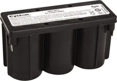 Mule - Pure Lead, Quick-Disconnect Tab Terminal, 6 Volt, 5 Amp, Lead Rechargeable Battery - 1/4" Tab Width x 0.032" Tab Thickness, 12.11" Wide x 3.05" High x 5.47" Deep - Makers Industrial Supply