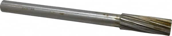 Interstate - 15/16" High Speed Steel Chucking Reamer - Spiral Flute, 3/4" Straight Shank, 2-5/8" Flute Length, 10" OAL - Makers Industrial Supply