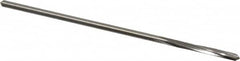 Made in USA - 7/64" High Speed Steel 4 Flute Chucking Reamer - Spiral Flute, 0.103" Straight Shank, 7/8" Flute Length, 3-1/2" OAL - Makers Industrial Supply