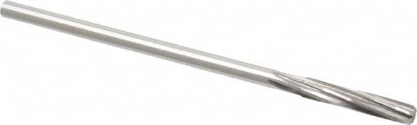 Made in USA - 9/32" High Speed Steel 6 Flute Chucking Reamer - Makers Industrial Supply