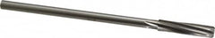 Made in USA - 25/64" High Speed Steel 6 Flute Chucking Reamer - Spiral Flute, 0.3105" Straight Shank, 1-3/4" Flute Length, 7" OAL - Makers Industrial Supply