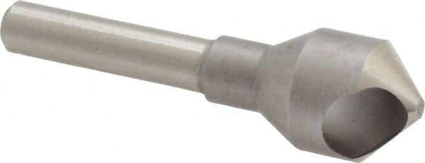 M.A. Ford - 9/16" Head Diam, 1/4" Shank Diam, 0 Flute 90° High Speed Steel Countersink - Makers Industrial Supply