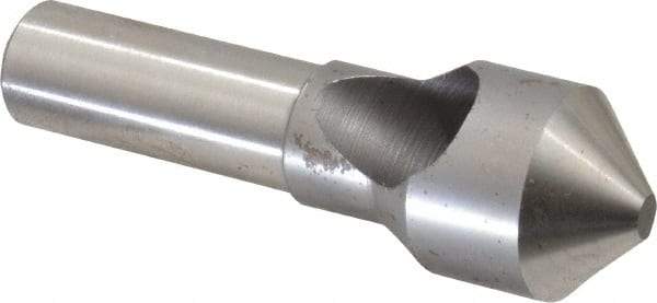 M.A. Ford - 13/16" Head Diam, 1/2" Shank Diam, 0 Flute 90° High Speed Steel Countersink - Bright Finish, 2-5/8" OAL, Single End, Straight Shank, Right Hand Cut - Makers Industrial Supply