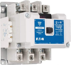 Eaton Cutler-Hammer - 3 Pole, 110 VAC at 50 Hz, 120 VAC at 60 Hz and 600 Volt, 135 Continuous Amp, 1 hp, Open NEMA Combination Starter - ABS Type Approved, cUL Listed, NEMA ICS 2-1993, UL Listed - Makers Industrial Supply