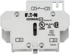 Eaton Cutler-Hammer - Starter Auxiliary Contact - For Use with 10-60A Contactors - Makers Industrial Supply