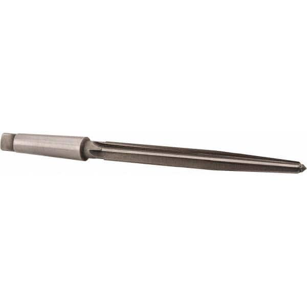 Interstate - 3/4" Reamer Diam, 15/32" Small End Diam, 3MT Morse Taper Shank, 7-3/8" Flute, Bridge Reamer - Makers Industrial Supply