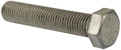 Made in USA - 7/8-9 UNC, 4-1/2" Length Under Head Hex Head Cap Screw - Makers Industrial Supply