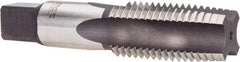 Hertel - 1-1/2 - 6 UNC 3B 4 Flute Bright Finish High Speed Steel Straight Flute Standard Hand Tap - Taper, Right Hand Thread, 6-3/8" OAL, H4 Limit - Exact Industrial Supply