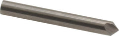 Hertel - 3/16" Head Diam, 3/16" Shank Diam, 3 Flute 90° Solid Carbide Countersink - Bright Finish, 1-1/2" OAL, Single End, Straight Shank, Right Hand Cut - Makers Industrial Supply