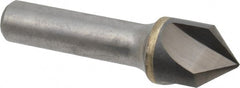 Hertel - 3/4" Head Diam, 1/2" Shank Diam, 3 Flute 90° Solid Carbide Countersink - Makers Industrial Supply