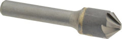 Hertel - 5/8" Head Diam, 3/8" Shank Diam, 6 Flute 90° Solid Carbide Countersink - Makers Industrial Supply