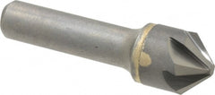 Hertel - 3/4" Head Diam, 1/2" Shank Diam, 6 Flute 90° Solid Carbide Countersink - Makers Industrial Supply