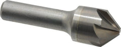 Hertel - 7/8" Head Diam, 1/2" Shank Diam, 6 Flute 90° Solid Carbide Countersink - Makers Industrial Supply