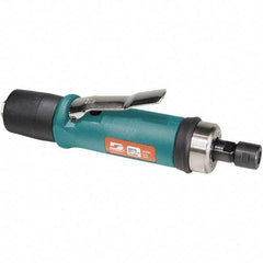 Dynabrade - 1/4" Collet, Straight Handle, Air Straight Die Grinder - 15,000 RPM, Rear Exhaust, 31 CFM, 0.7 hp, 90 psi, 1/4 NPT Inlet - Makers Industrial Supply