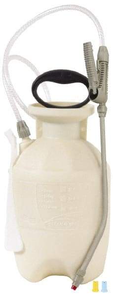 Chapin - 1 Gal Chemical Safe Garden Hand Sprayer - Use with Cleaners, Polyethylene Tank, Funnel Mouth, Reinforced Hose, For Deck & Yard Applications - Makers Industrial Supply