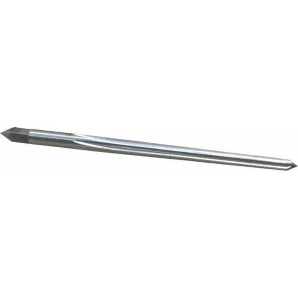 Interstate - #0 Pin, 0.1638" Diam, 0.1287" Small End, 11/64" Diam Straight Shank, 1-11/16" Flute, Taper Pin Reamer - Makers Industrial Supply