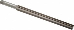 Interstate - #12 Pin, 1.05" Diam, 0.842" Small End, 7/8" Diam Straight Shank, 10" Flute, Taper Pin Reamer - Makers Industrial Supply