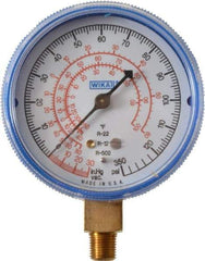 Wika - 2-1/2" Dial, 1/8 Thread, 30-0-300 Scale Range, Pressure Gauge - Lower Connection Mount, Accurate to 1-2-5% of Scale - Makers Industrial Supply