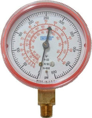 Wika - 2-1/2" Dial, 1/8 Thread, 0-500 Scale Range, Pressure Gauge - Lower Connection Mount, Accurate to 1-2-5% of Scale - Makers Industrial Supply