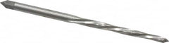 Interstate - #4/0 Pin, 0.1142" Diam, 0.0869" Small End, 1/8" Diam Straight Shank, 1-5/16" Flute, Taper Pin Reamer - Makers Industrial Supply